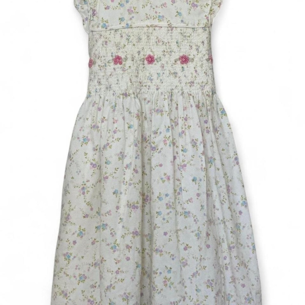 Vintage 100% cotton Laura Ashley floral 2T dress